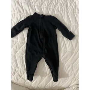 GUISBY Baby Pajamas with Mitten Cuffs - black 0-3m